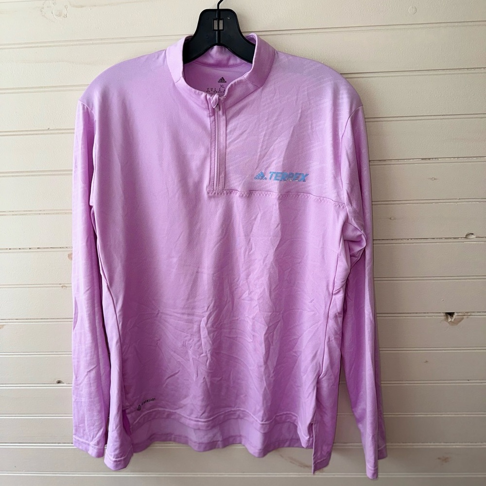 Adidas X Terrex Lavender Quarter-Zip Pullover